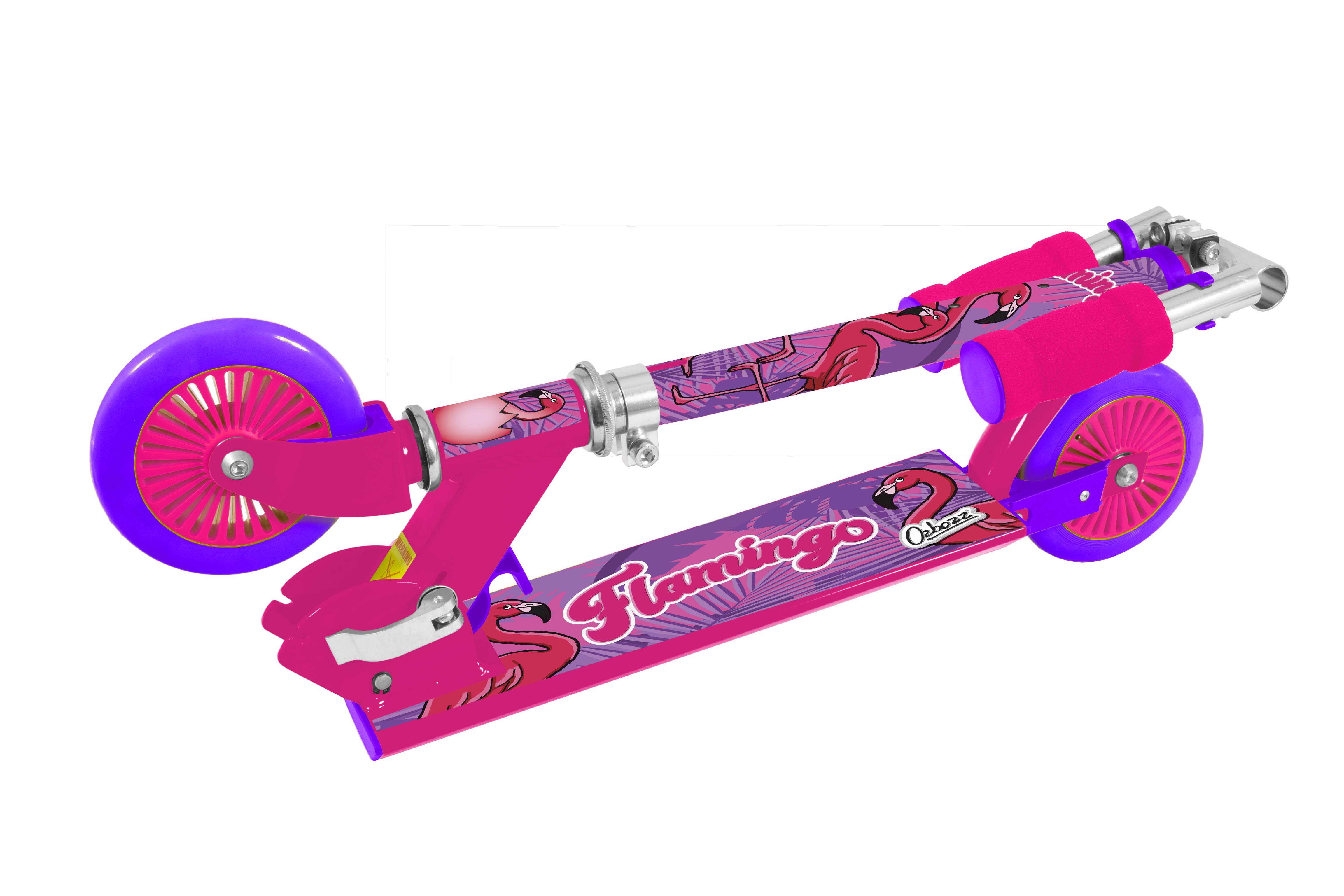 Flamingo Scooter FoldedVisual