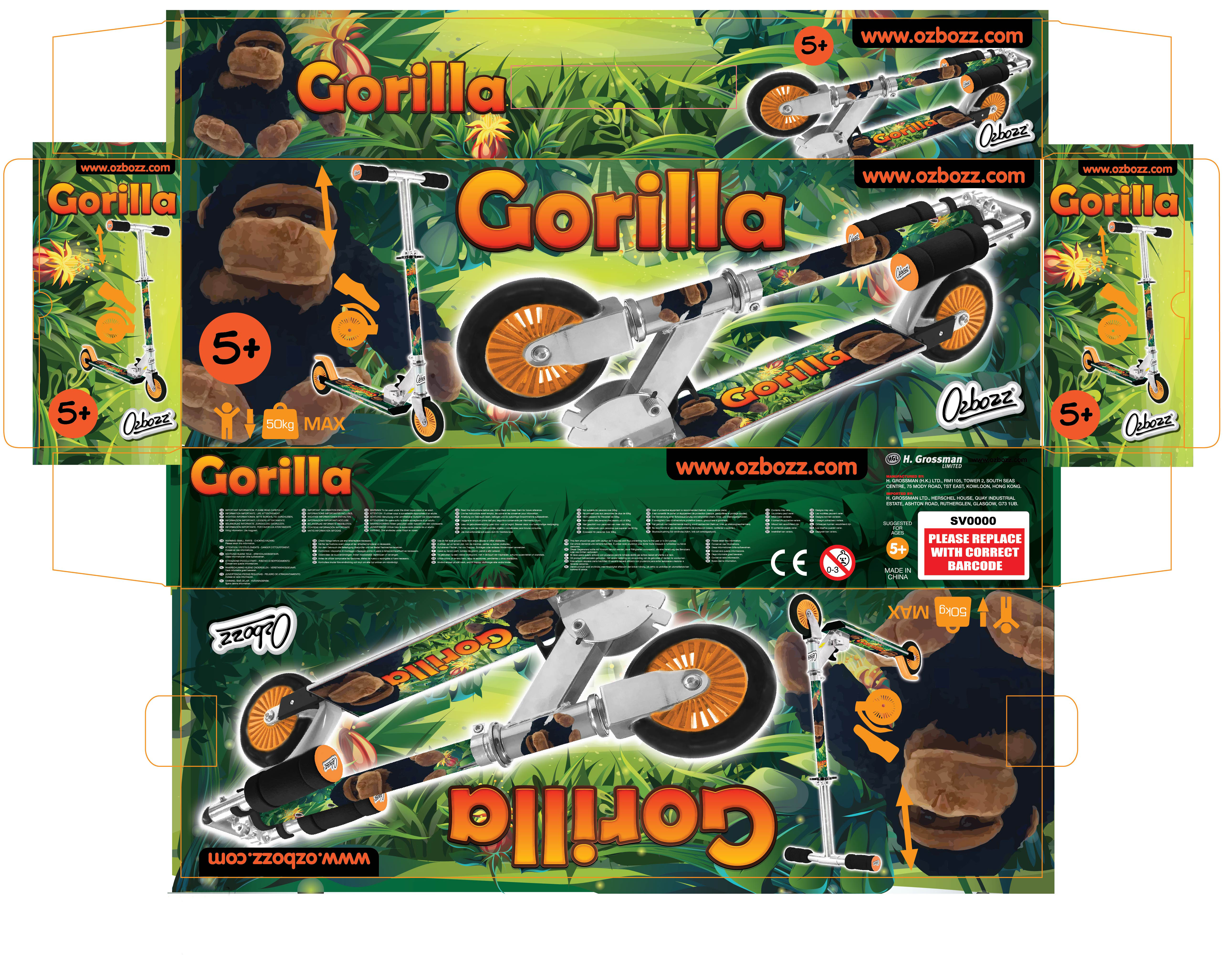 Gorilla Scooter Box