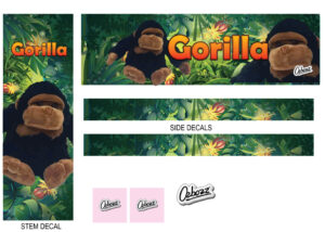 Gorilla Scooter Decals