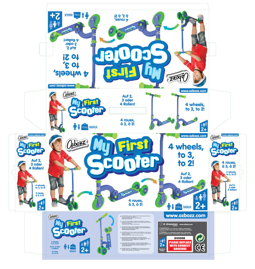 My First Scooter - Boys Box Artwork